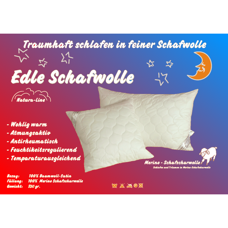 Schafwollkissen