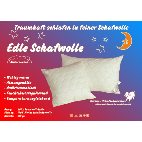 Schafwollkissen