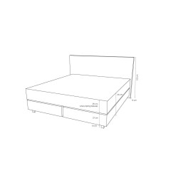 Boxspringbett - Milano Visco Spring Deluxe